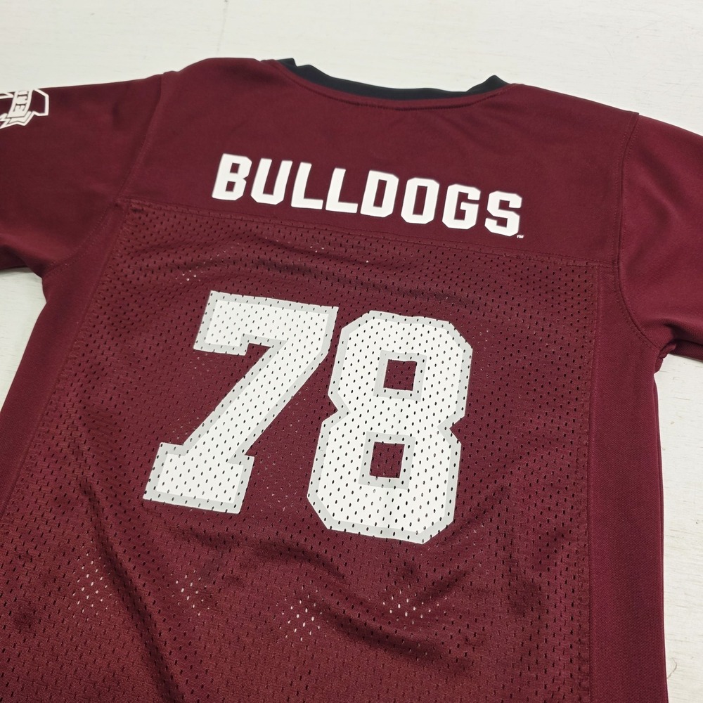 Mississippi State Bulldogs Football Jersey Maroon NCAA Youth Kids Boys Sz S 6/7 - Picture 6 of 8